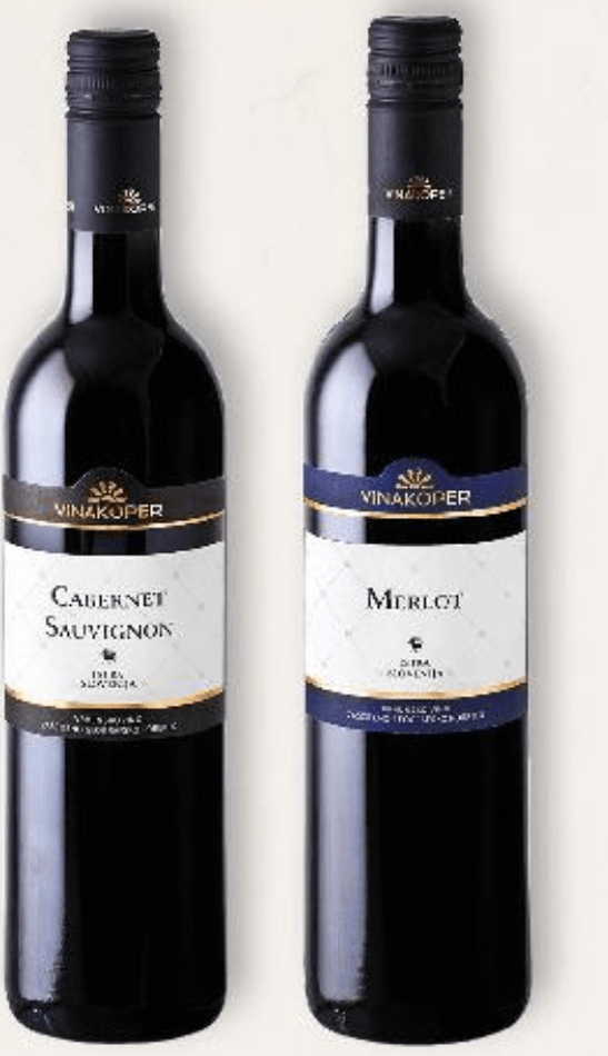 Vinakoper Vino 0.75 L - Akcija u trgovini Kaufland