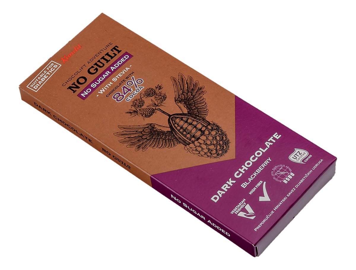 Kandit Tamna čokolada bez šećera 80 g - Akcija u trgovini Bipa
