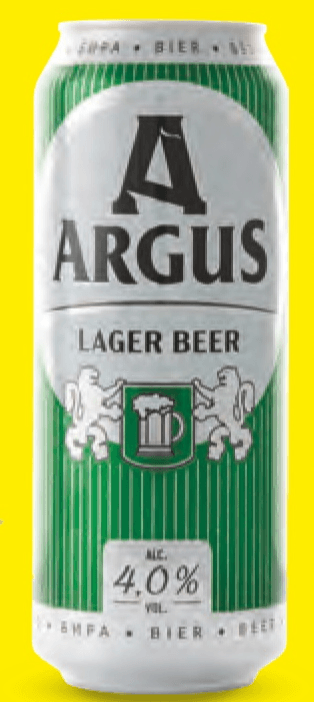 Argus Svijetlo pivo 0.5 l - Akcija u trgovini Lidl