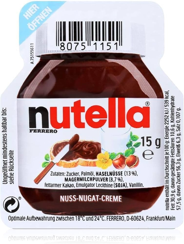 Nutella 15g - Akcija u trgovini Žabac