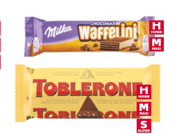 Toblerone ili Milka čokolada Akcija u trgovini Tommy