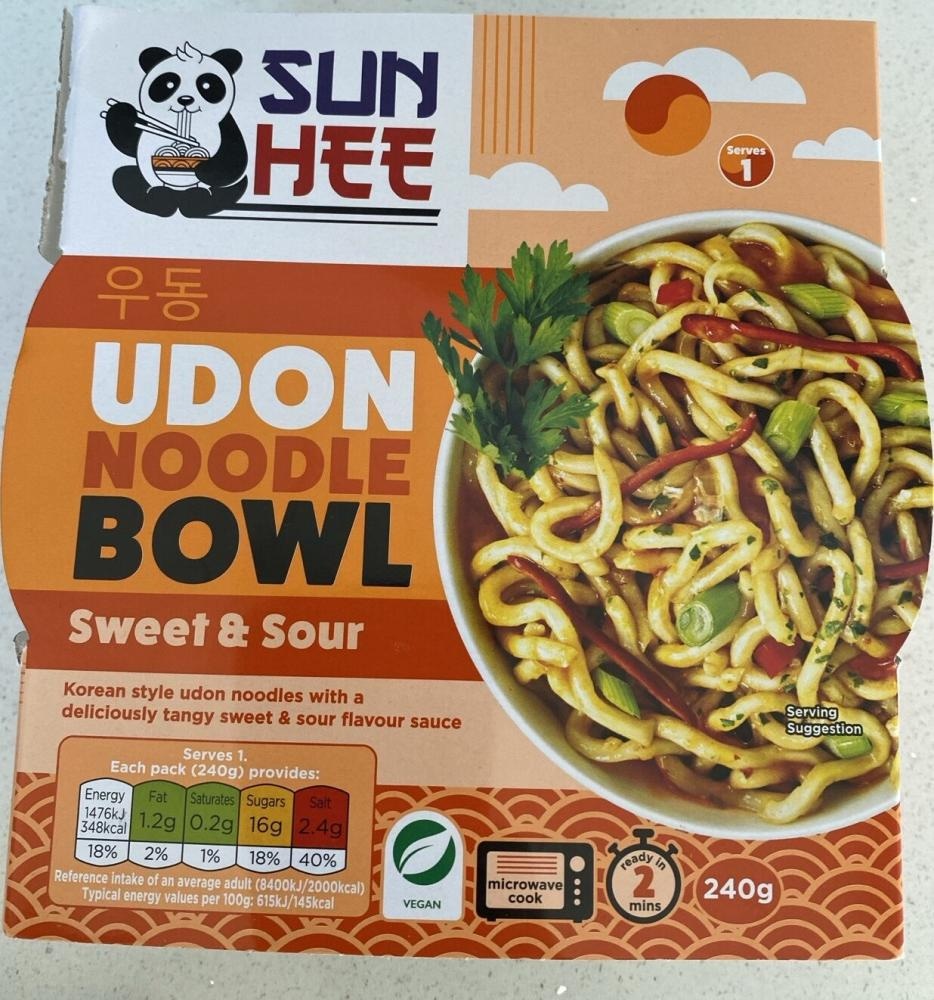 Sun Hee Udon Noodle Bowl Sweet & Sour - Akcija u trgovini Spar