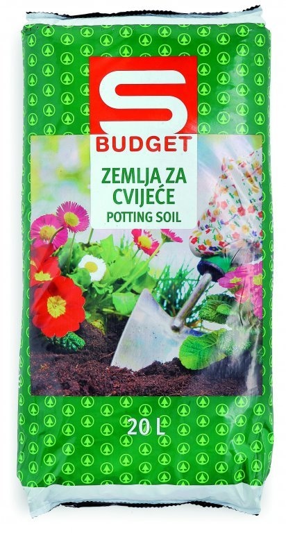 Zemlja za cvijeće 10 L ili 20 L Budget - Akcija u trgovini Spar