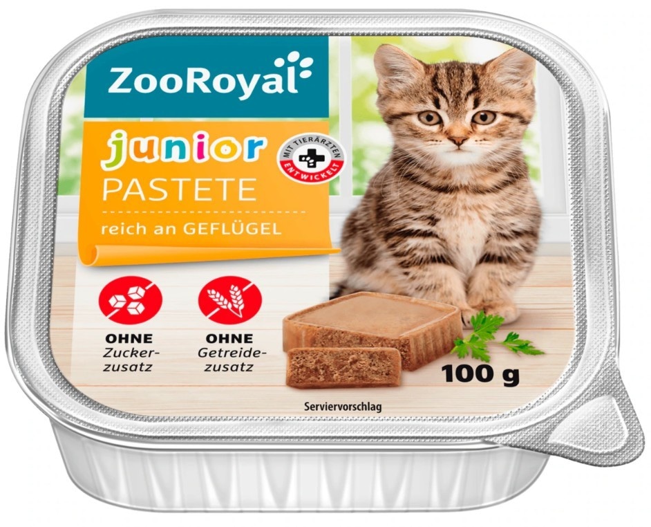 ZooRoyal hrana za mačke Junior pašteta perad 100 g Akcija u trgovini Bipa