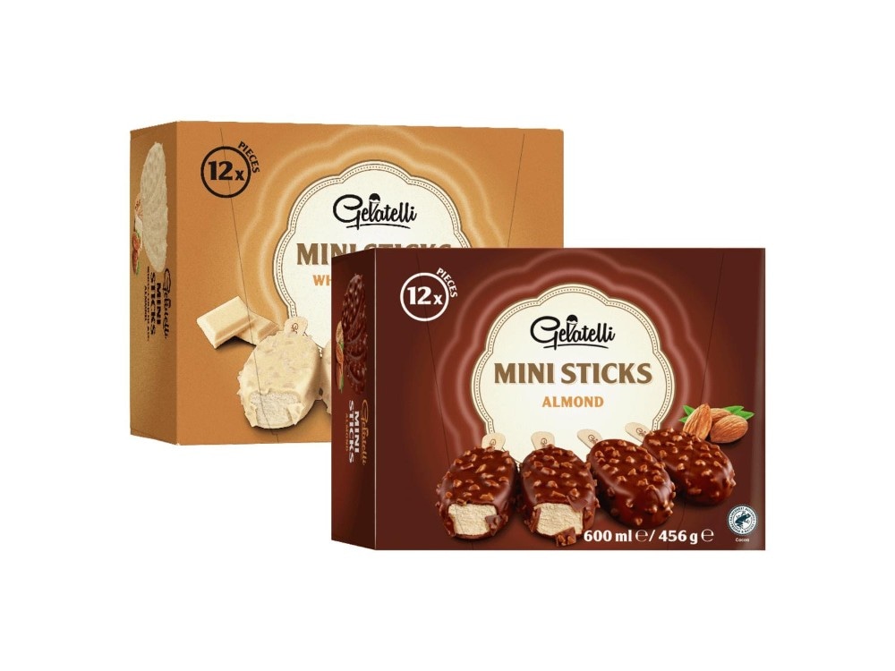 GELATELLI Mini sladoled na štapiću 8 x 38 g - Akcija u trgovini Lidl