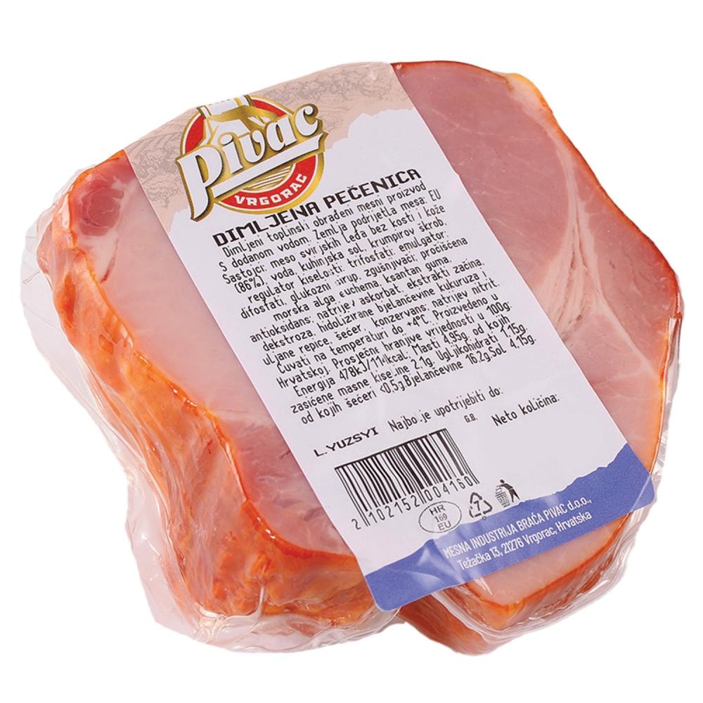 Dimljena pečenica ili dimljena vratina 1 kg Pivac - Akcija u trgovini Spar