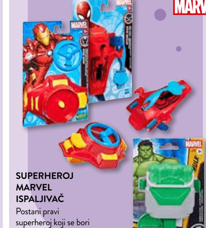 Superheroj Marvel ispaljivač 1 kom Akcija u trgovini Interspar