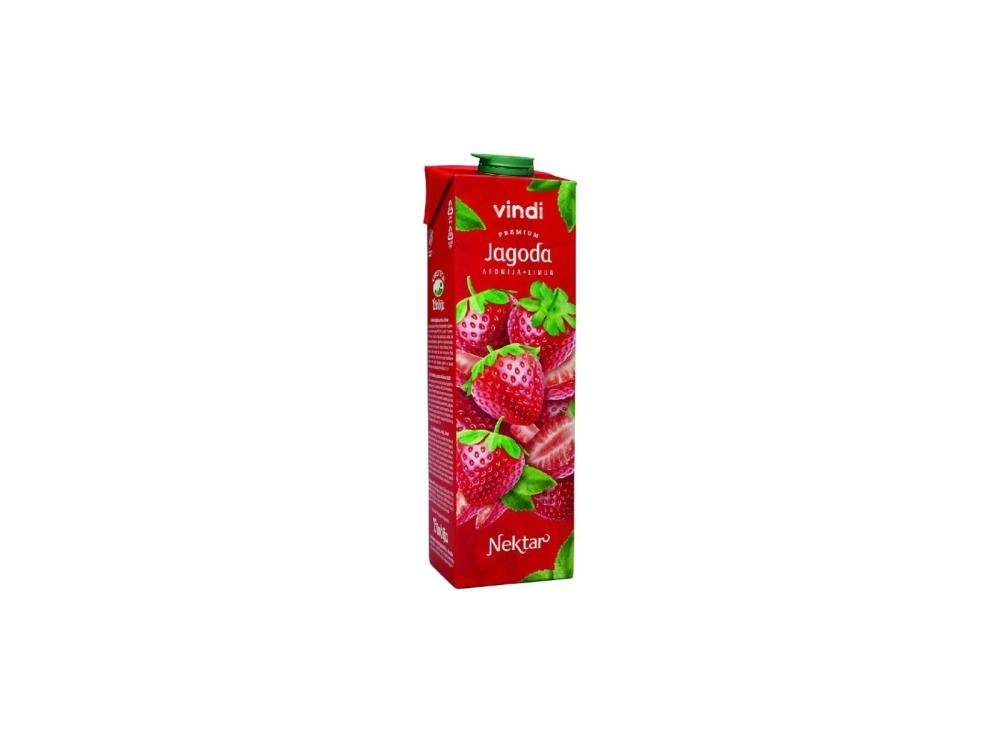 Vindi Nektar od jagode 1 L - Akcija u trgovini Kaufland