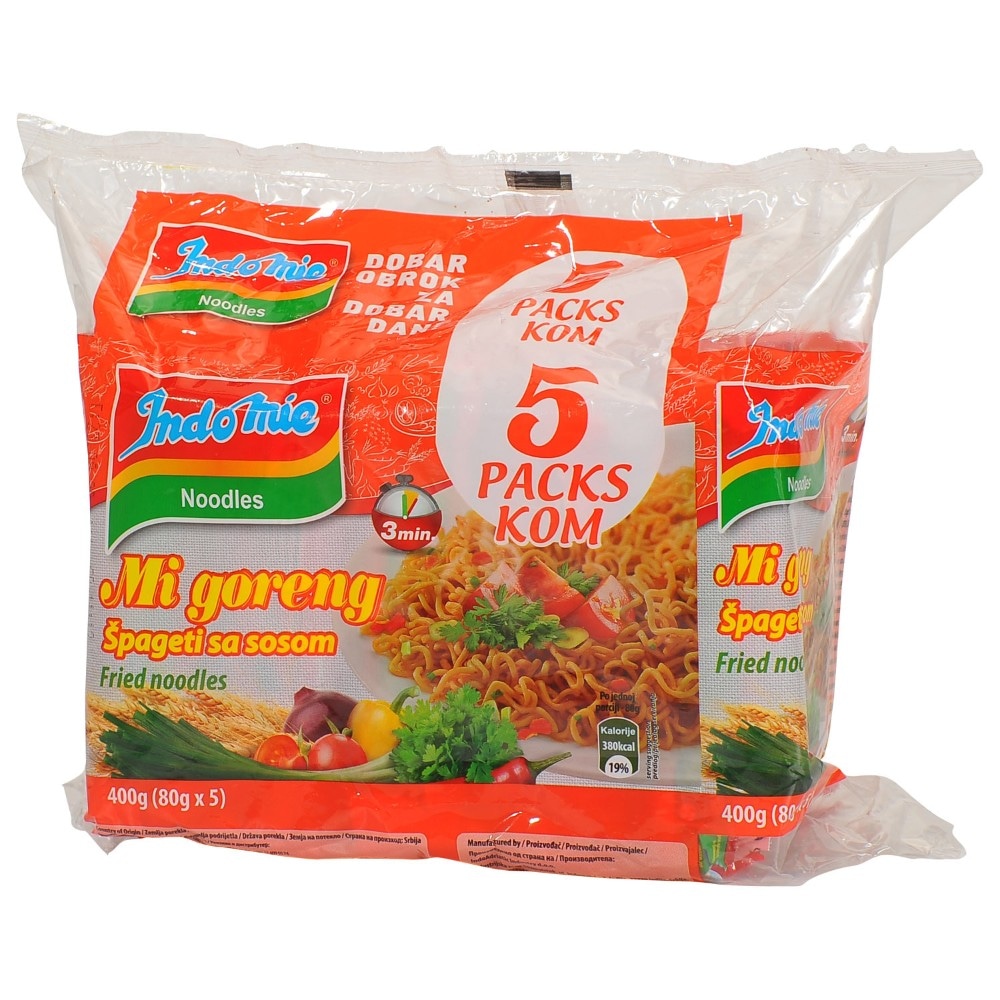 Indomie Instant Noodles Mi Goreng 5 x 80 g Akcija u trgovini Lidl