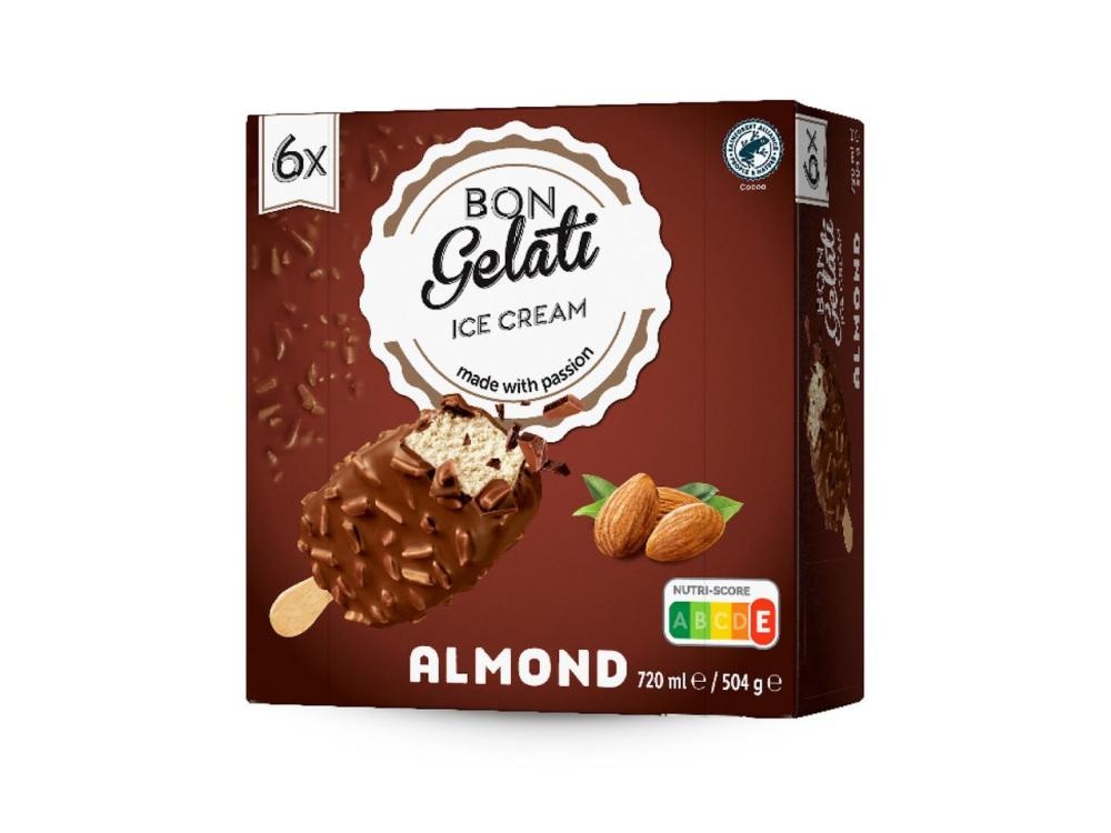 Bon Gelati Sladoled na štapiću 6 x 120 ml Akcija u trgovini Lidl
