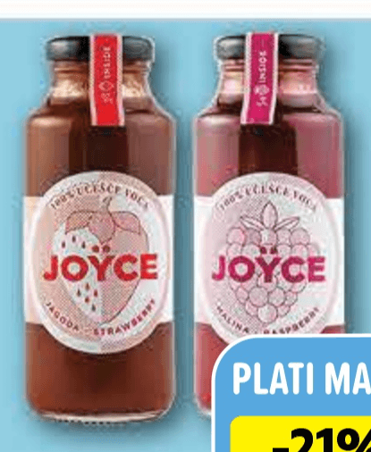 Voćni sok 0,25 l Joyce - Akcija u trgovini Plodine