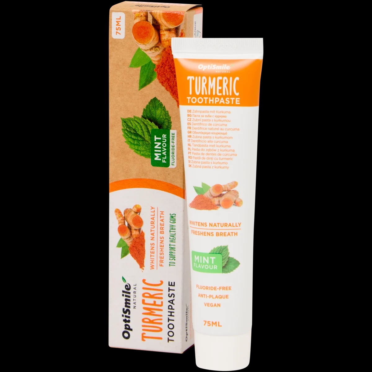 OptiSmile Prirodna zubna pasta s kurkumom i metvicom 75 ml - Akcija u trgovini Action