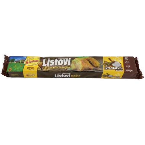 Clarum Listovi za pite i savijače 400g - Akcija u trgovini Konzum