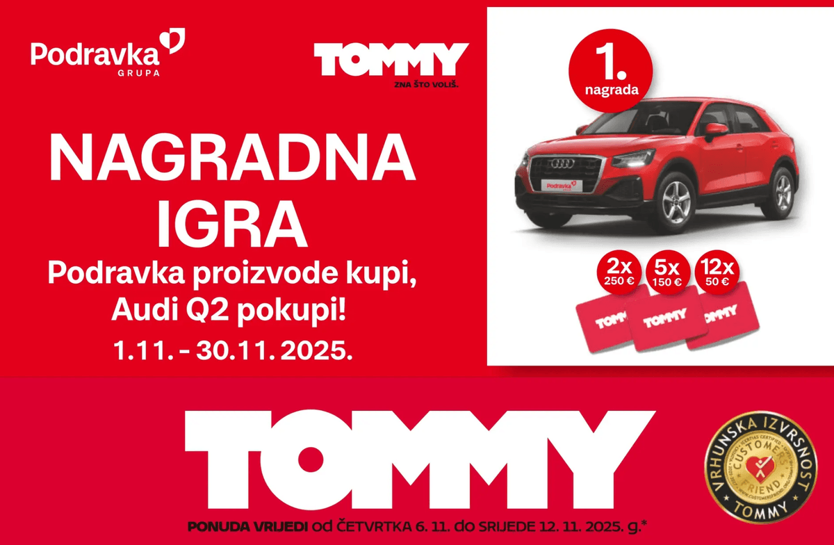 Tommy katalog Akcijska ponuda od 06.11. do 12.11.2025
