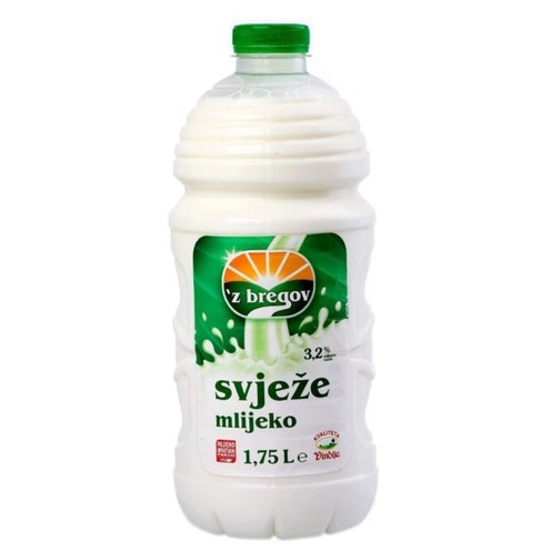 Svježe mlijeko 1,75 I z bregov - Akcija u trgovini KTC