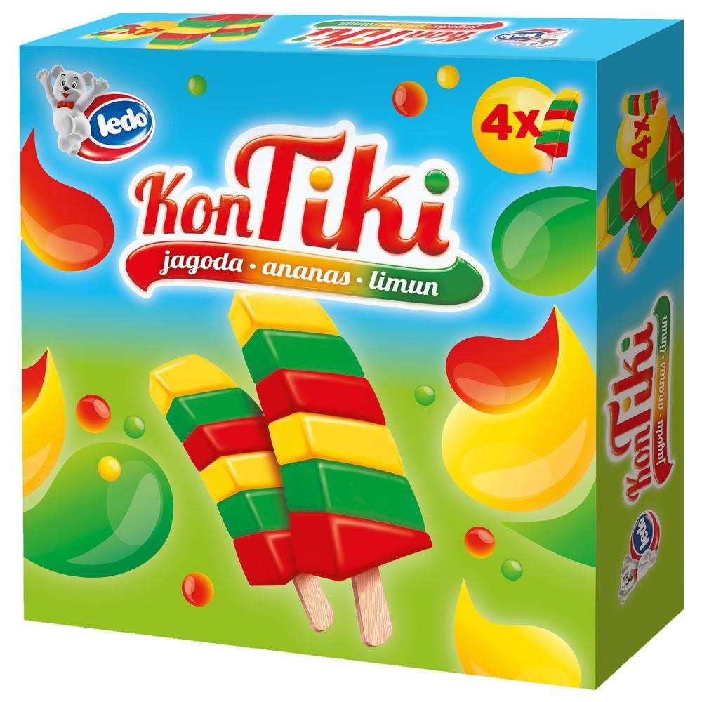Kontiki Sladoled 4 x 70 ml Ledo - Akcija u trgovini Tommy