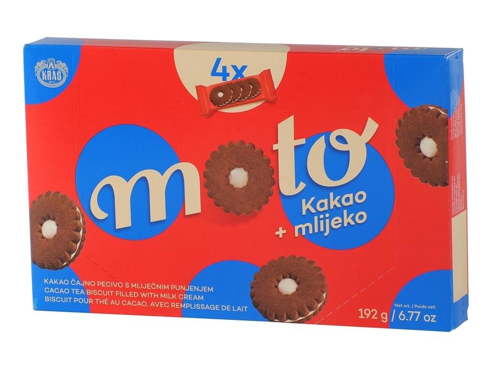 Keks Moto kakao 192 g Kraš - Akcija u trgovini NTL