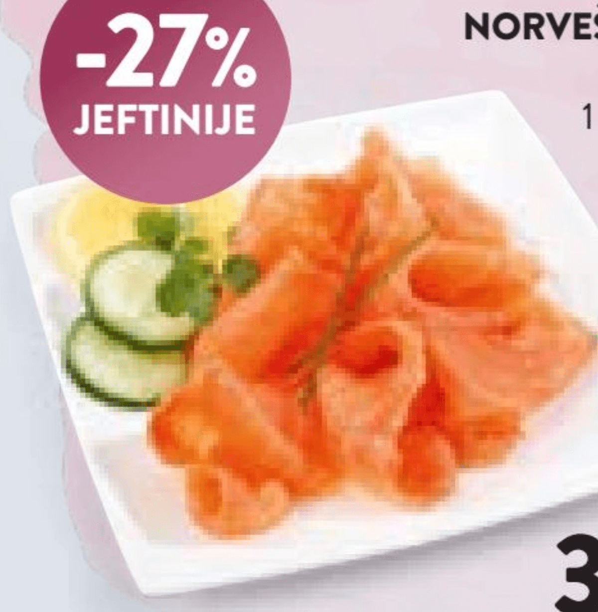 Losos dimljeni norveški rezani 500 g - Akcija u trgovini Interspar