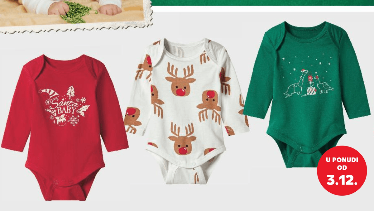 Body za bebe komad - Akcija u trgovini Kaufland