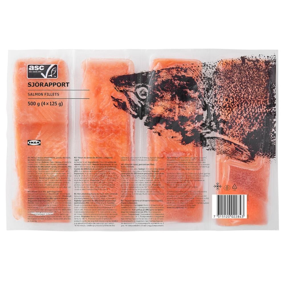 IKEA SJÖRAPPORT Filet lososa 0.5 kg IKEA Family - Akcija u trgovini Ikea