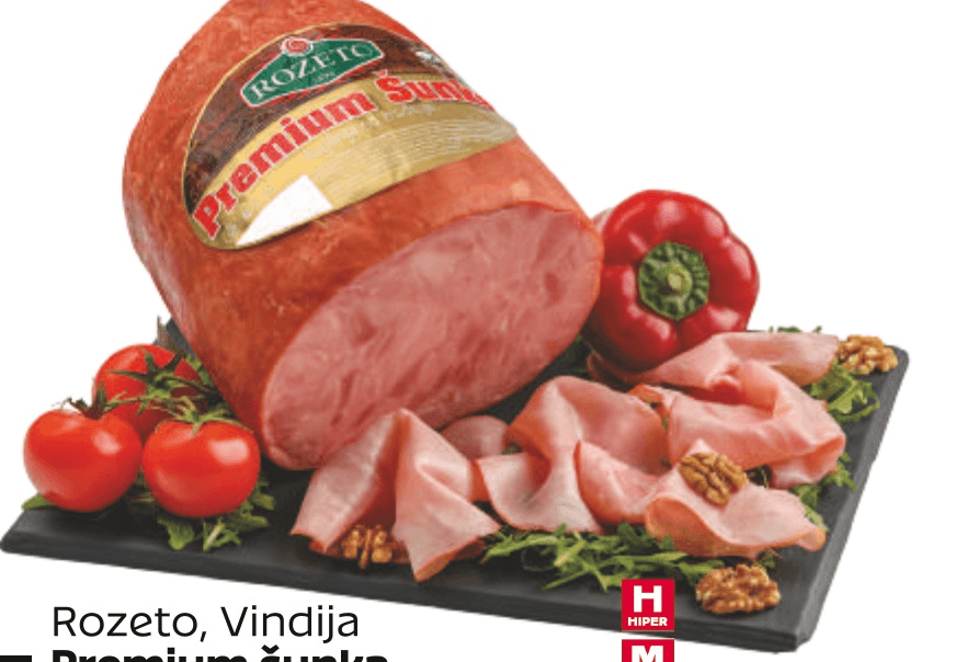 Rozeto, Vindija Premium šunka 1 kg - Akcija u trgovini Tommy
