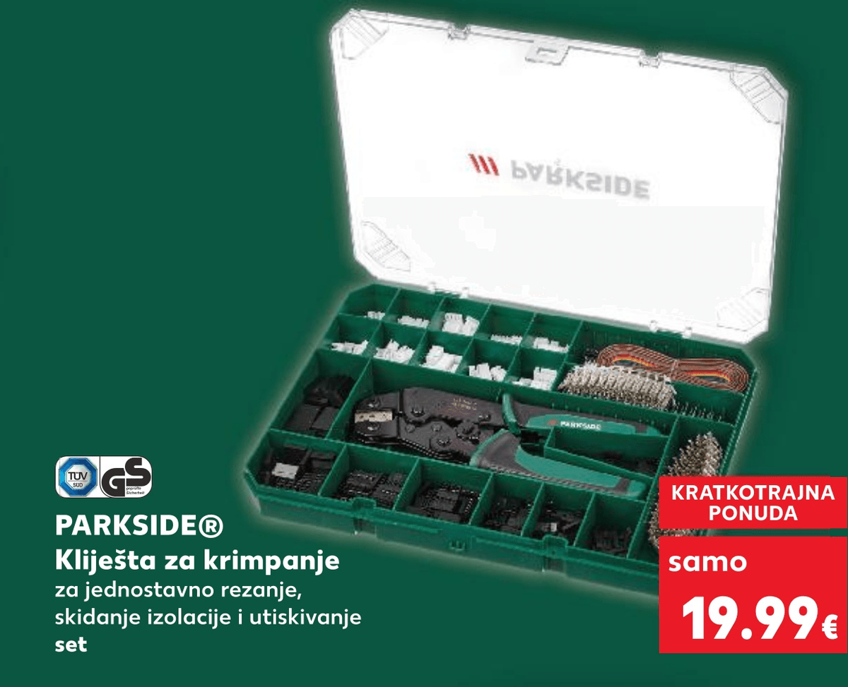 Kliješta za krimpanje PARKSIDE Akcija u trgovini Kaufland