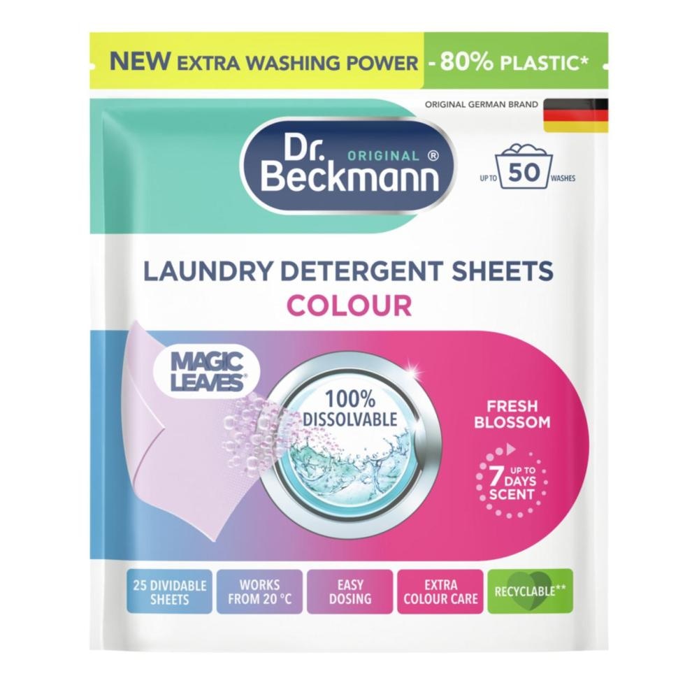 Dr. Beckmann Laundry Detergent Sheets Colour Protect 20 sheets - Akcija u trgovini KTC