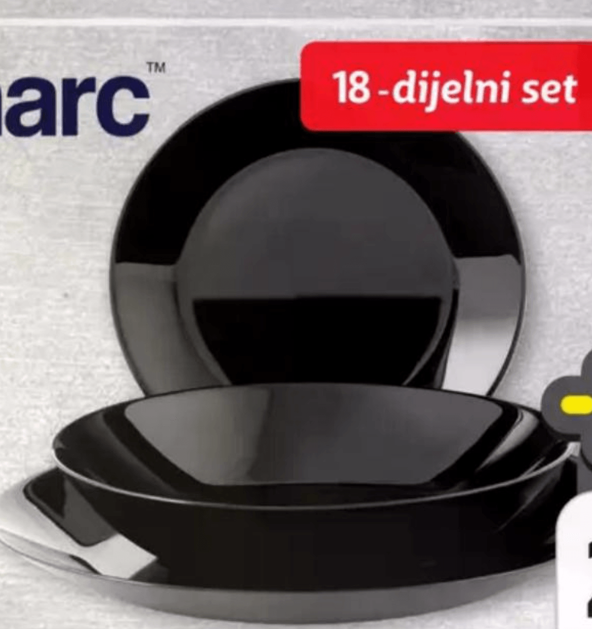 Luminarc Set tanjura 18 komada - Akcija u trgovini Plodine