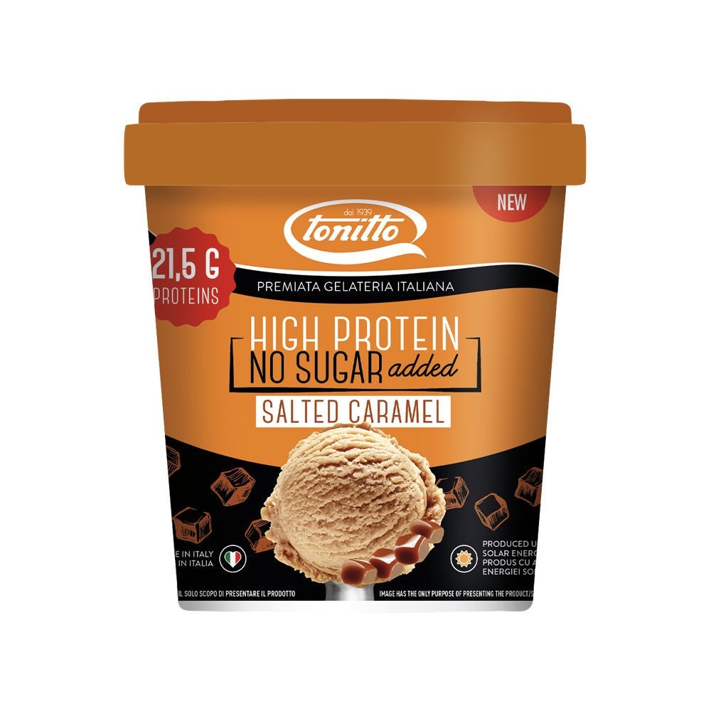 Protein sladoled slana karamela 250 g - Akcija u trgovini Eurospin