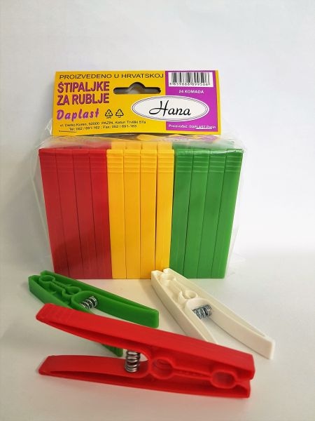 Plastične štipalice za rublje 10 kom - Akcija u trgovini Ribola