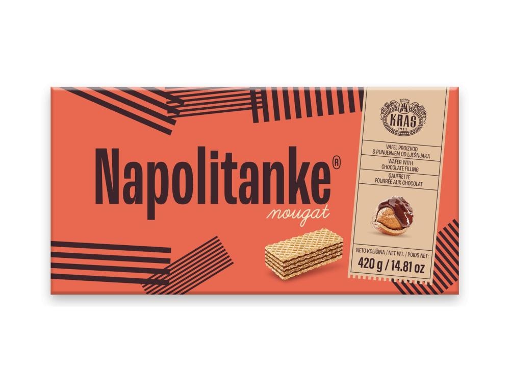 Keks Napolitanke Nougat 420 g Kraš - Akcija u trgovini Boso