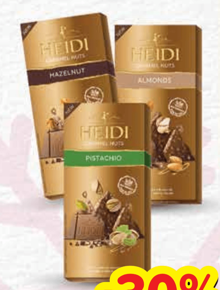 Heidi Čokolada 80 g - Akcija u trgovini Plodine