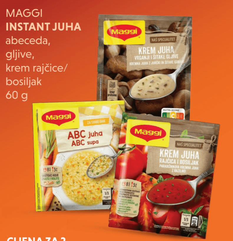 Maggi Instant juha 60 g Akcija u trgovini Studenac