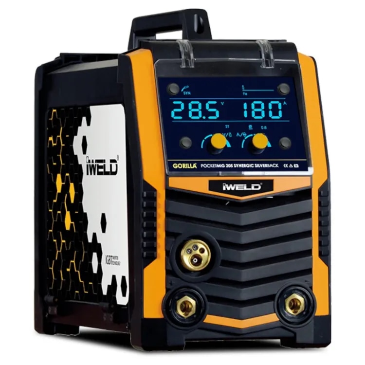IWELD inverter aparat za zavarivanje GORILLA POCKETMIG 205 SILVERBACK Akcija u trgovini Alles