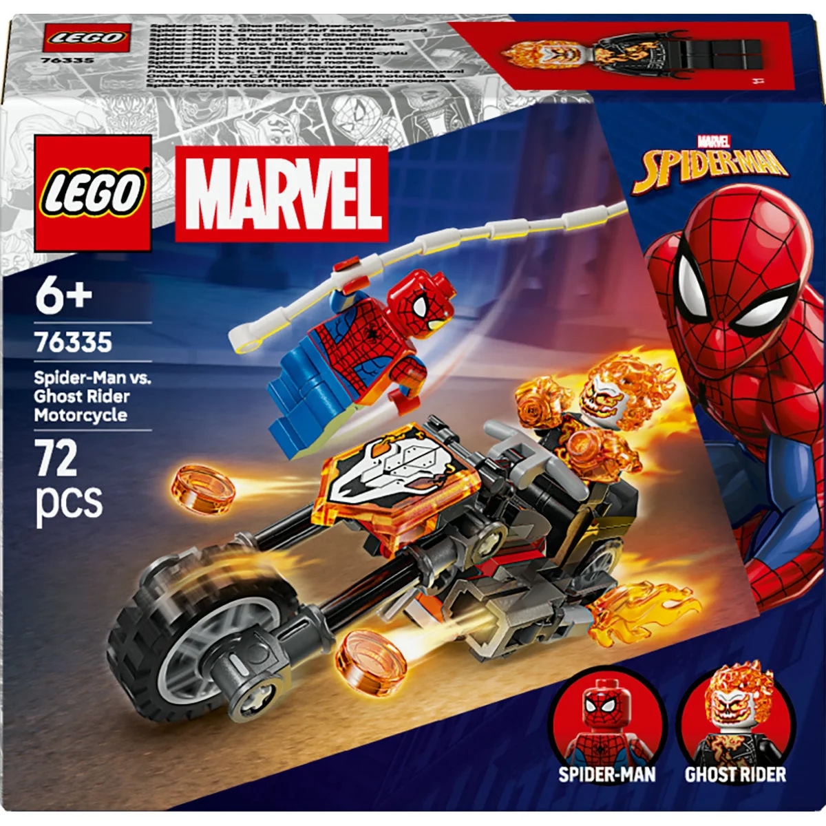 LEGO Marvel Spider-Man Motorcycle 72 pcs Akcija u trgovini Lidl