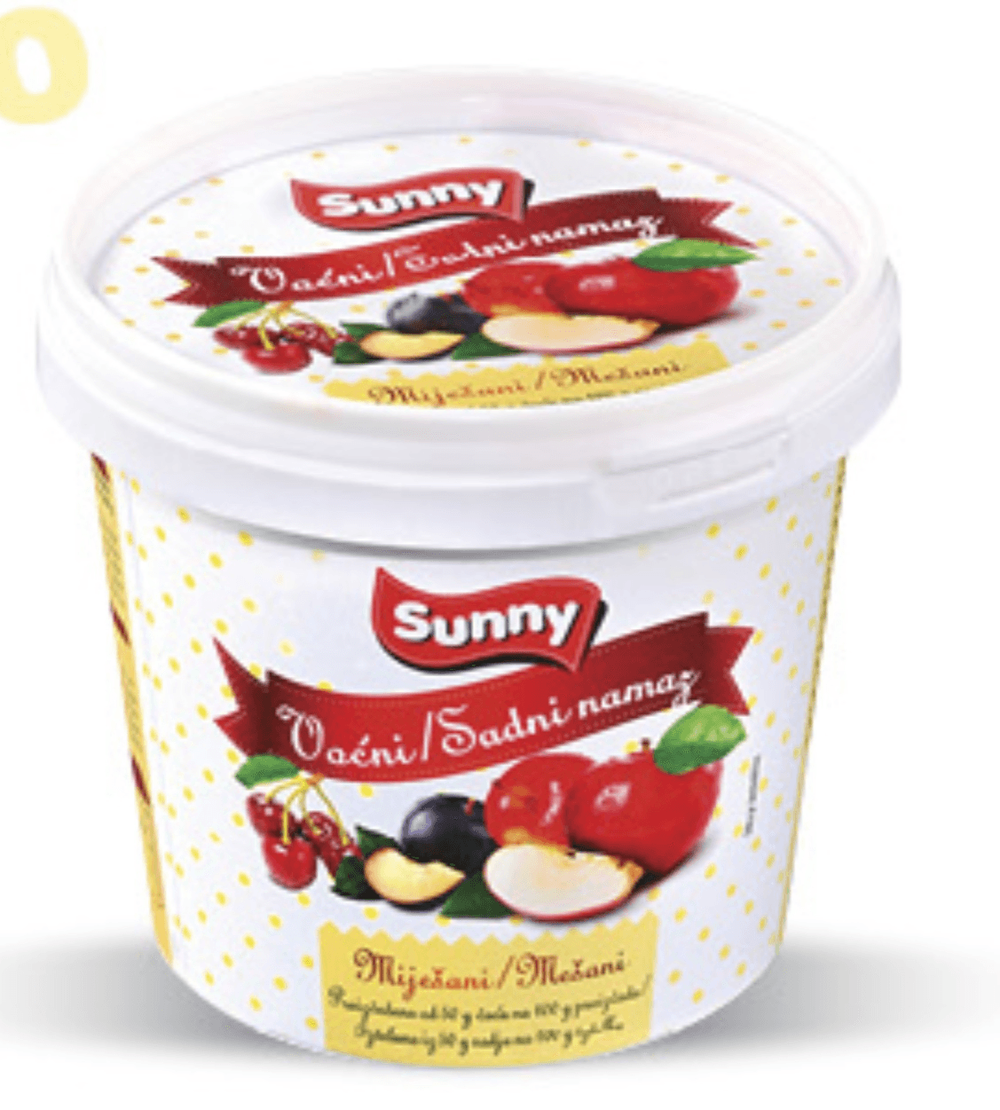 Sunny Voćni namaz miješani 700g - Akcija u trgovini Konzum