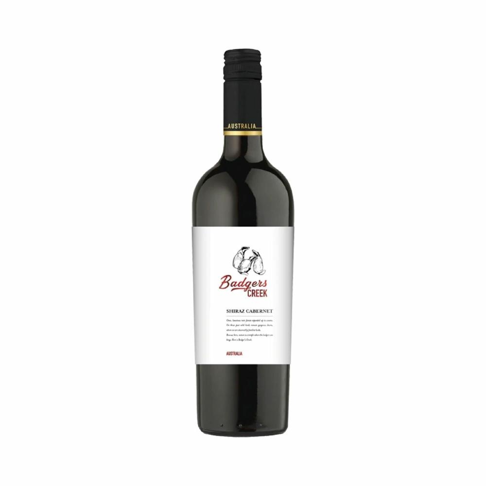Shiraz-Cabernet Badgers Creek 0,75 L - Akcija u trgovini Tommy