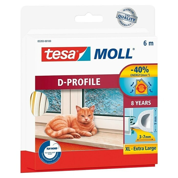Tesa Insulation traka za brtvljenje D-Profile 6 m Akcija u trgovini Bauhaus
