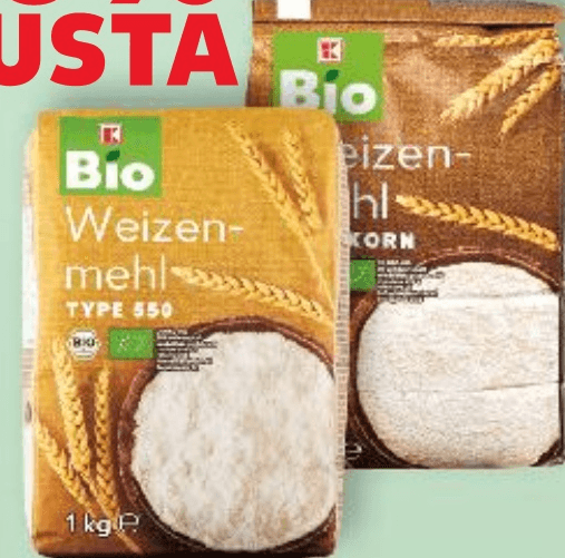 K-BIO Brašno 1 kg - Akcija u trgovini Kaufland