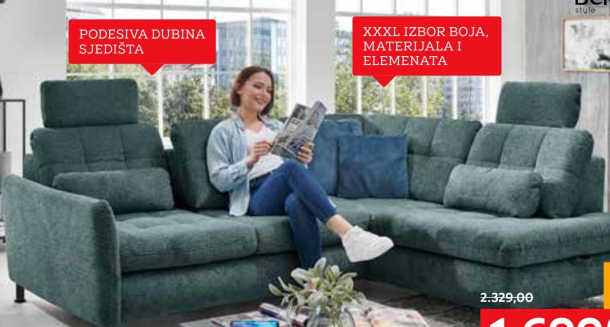 Garnitura Magdalena Beldomo - Akcija u trgovini Lesnina