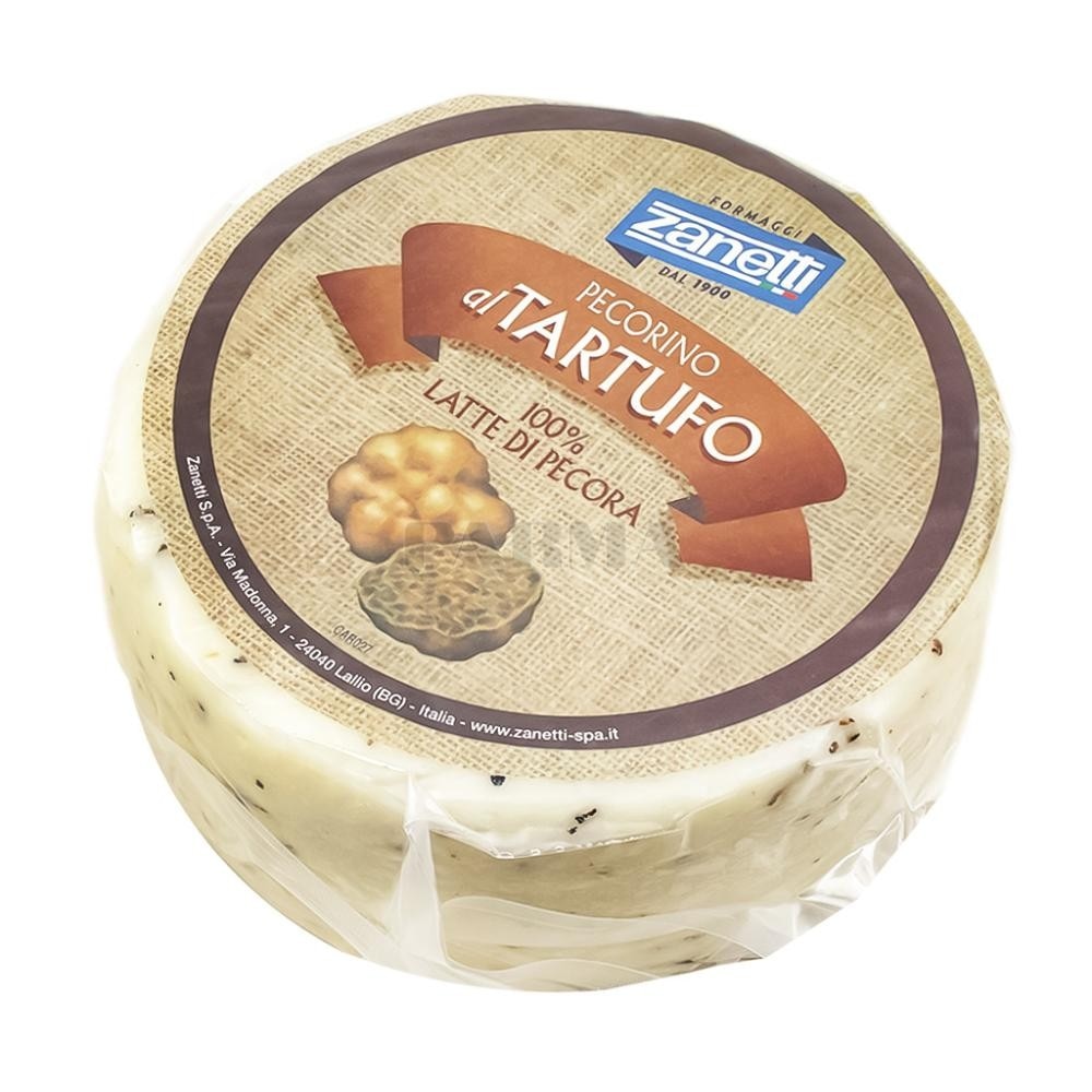 Zanetti tvrdi ovčji sir s tartufima cca 1,5 kg Akcija u trgovini Stanić Diskont