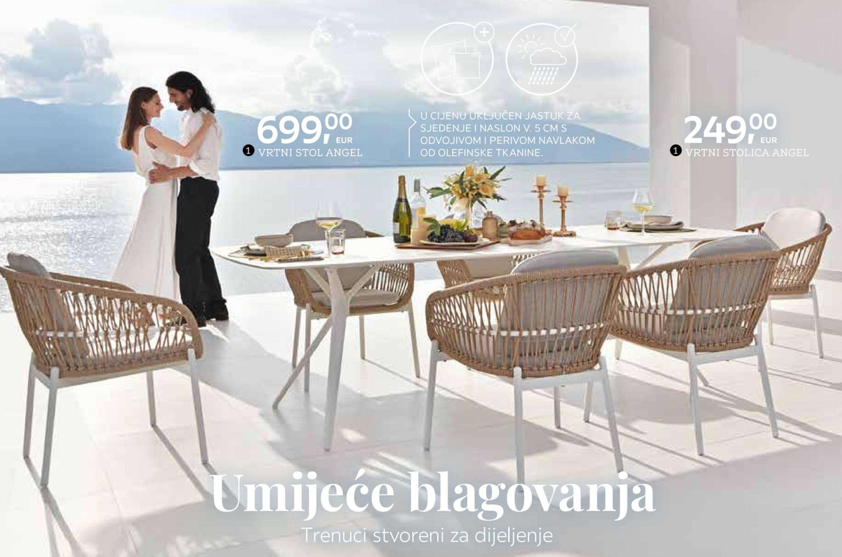 Vrtni stol Angel Ambia Garden - Akcija u trgovini Lesnina