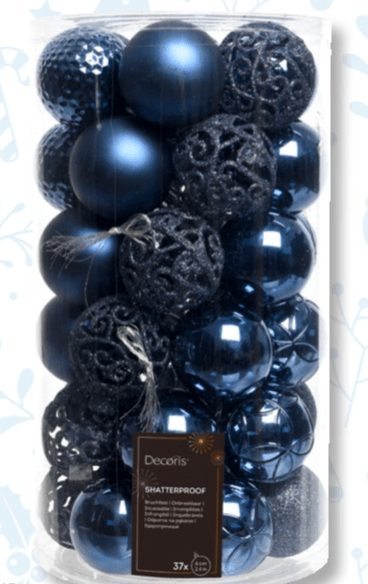Kuglice za bor 37 kom. Decoris - Akcija u trgovini Bauhaus