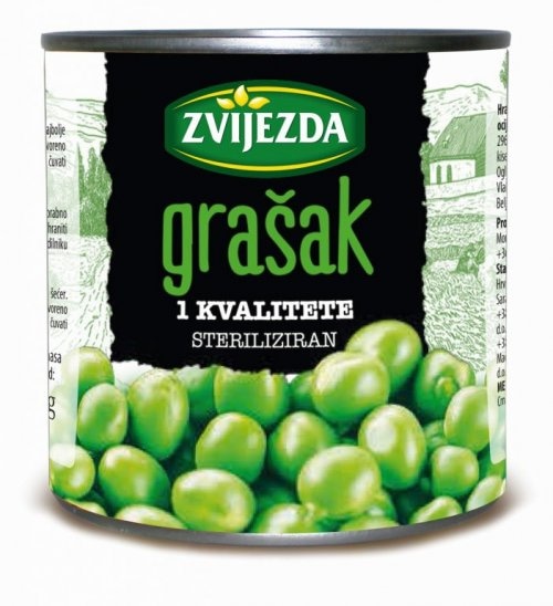 Zvijezda Grašak ili kukuruz 340 ili 400 g - Akcija u trgovini Plodine