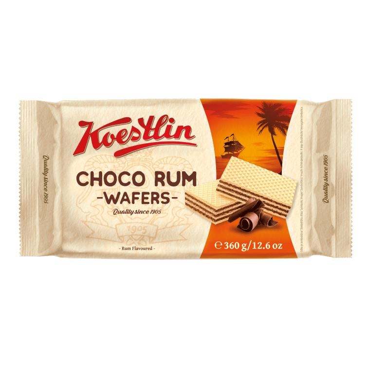Koestlin Napolitanke rum wafers 360 g - Akcija u trgovini NTL