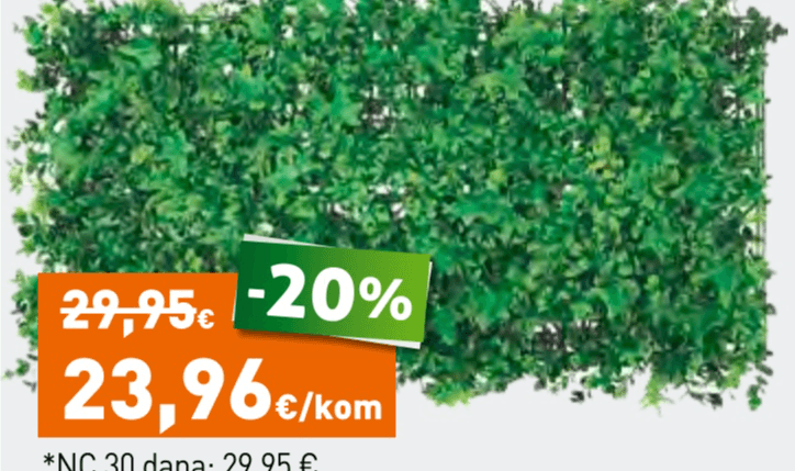 Borneo panel 0.5 x 1 m - Akcija u trgovini Grama