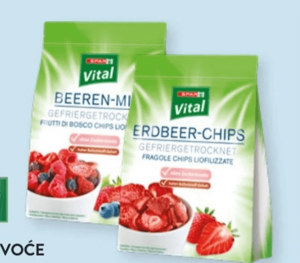 Spar Vital Sušeno voće 30 g - Akcija u trgovini Spar