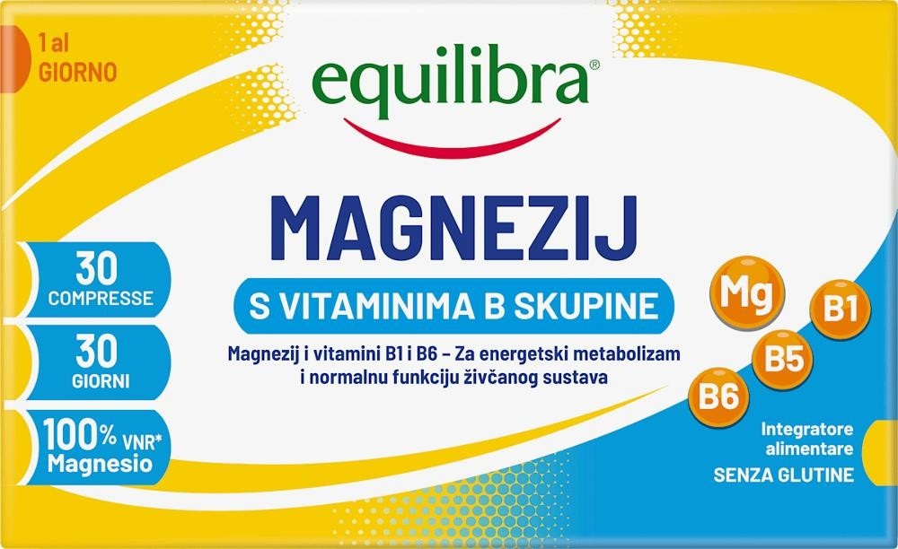 equilibra magnezij s vitaminima B 30 kom. Akcija u trgovini Dm