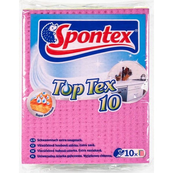 Spontex Spužvasta krpa 10 komada - Akcija u trgovini Plodine