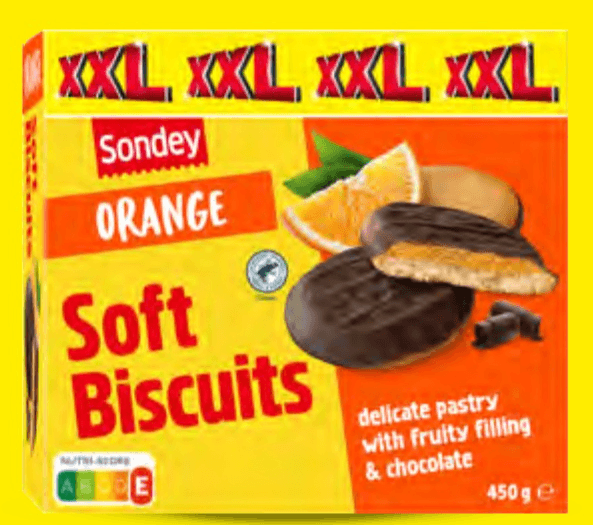 Sonday soft biscuit naranča XXL 450 g Akcija u trgovini Lidl